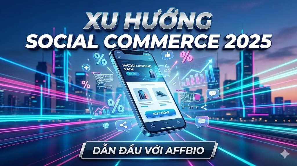 Xu hướng Social Commerce 2025: Cách dẫn đầu thị trường với AffBio